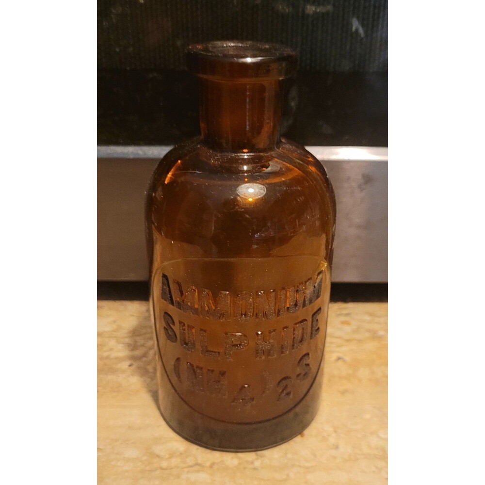 Antique M.B.W. Millville Bottle Works Chemistry Apothecary Medicine  Bottle READ